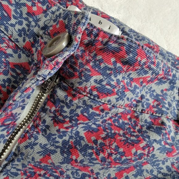 Cabi Womens Palm Beach Floral Print Straight Leg Cropped Pants Size 8 Stretch - Picture 8 of 13